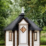 Cabine sauna extérieure 7 m² - vue extérieure
