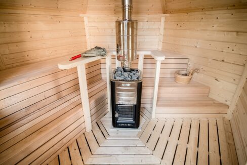 Cabine sauna extérieure 7 m² - vue 2