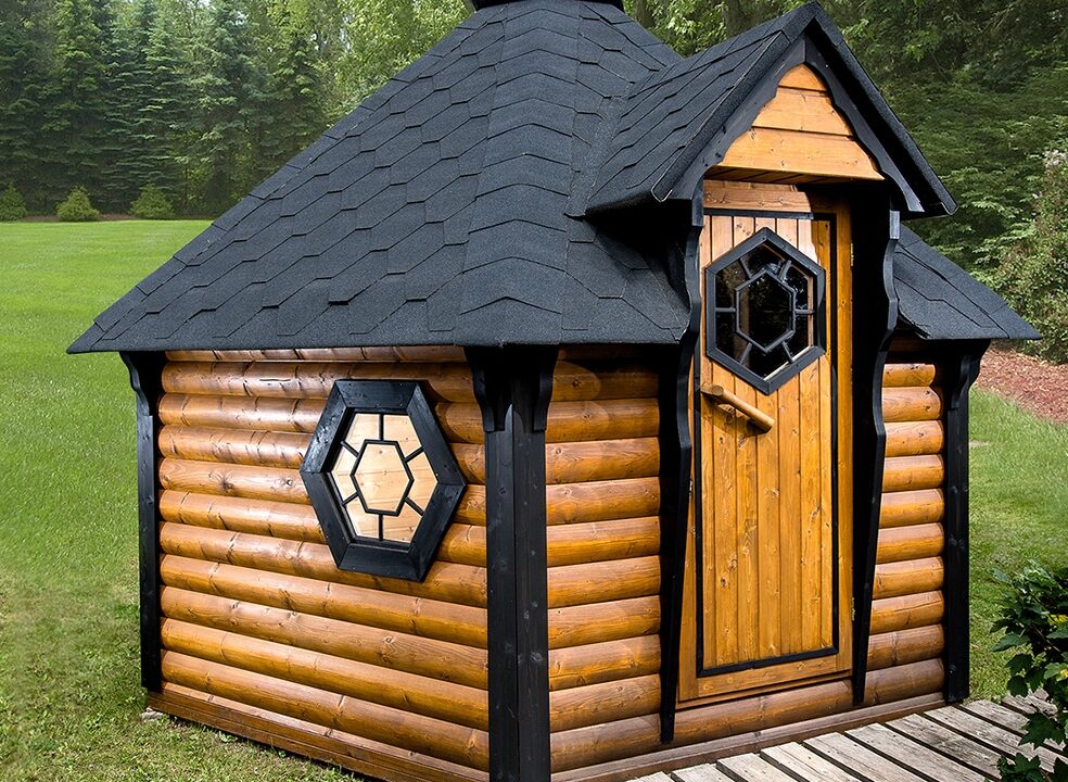 Cabine sauna extérieure 9,2 m² - vue 1