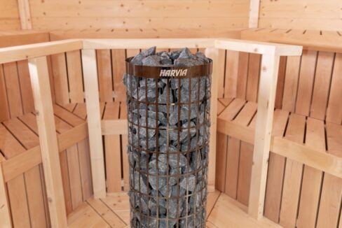 Cabine sauna extérieure 9,2 m² - vue 2