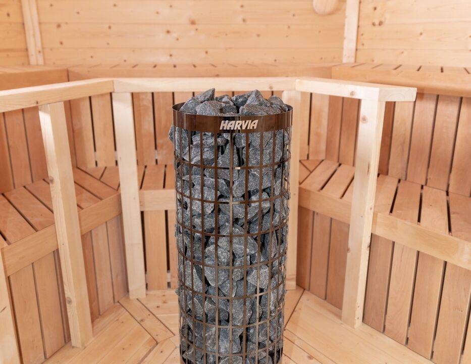 Cabine sauna extérieure 9,2 m² - vue 2