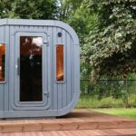 Sauna extérieur Luna 2,3 x 2,4 m - vue extérieure