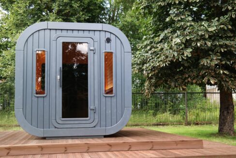 Sauna extérieur Luna 2,3 x 2,4 m - vue 1
