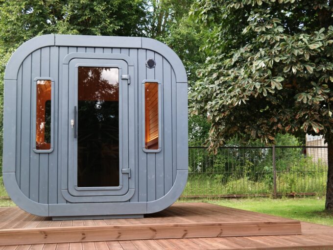 Sauna extérieur Luna 2,3 x 2,4 m - vue extérieure