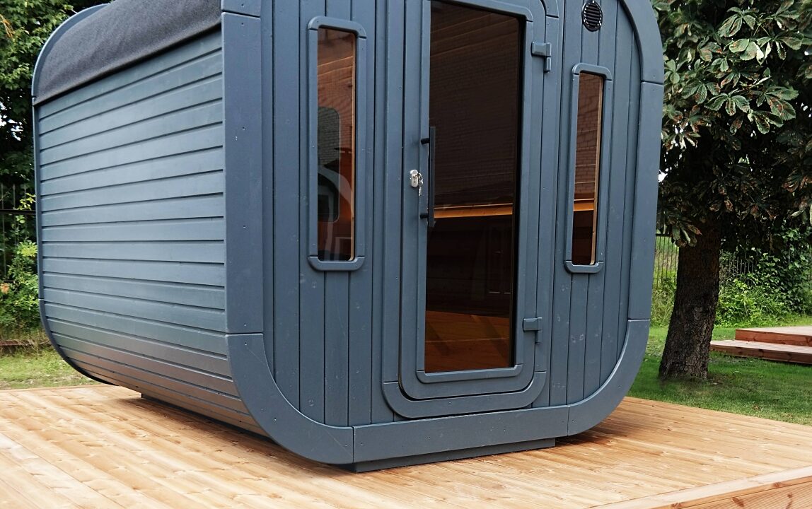 Sauna extérieur Luna 2,3 x 2,4 m - vue 2