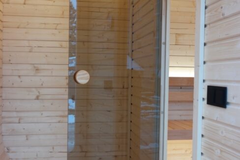 Sauna extérieur Luna 3,3 x 2,4 m avec vestiaire - vue 3