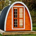 Sauna pod extérieur 2,4 x 4 m - vue extérieure