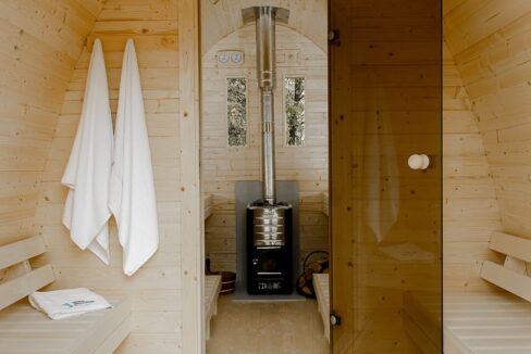 Sauna pod extérieur 2,4 x 4 m - vue 3