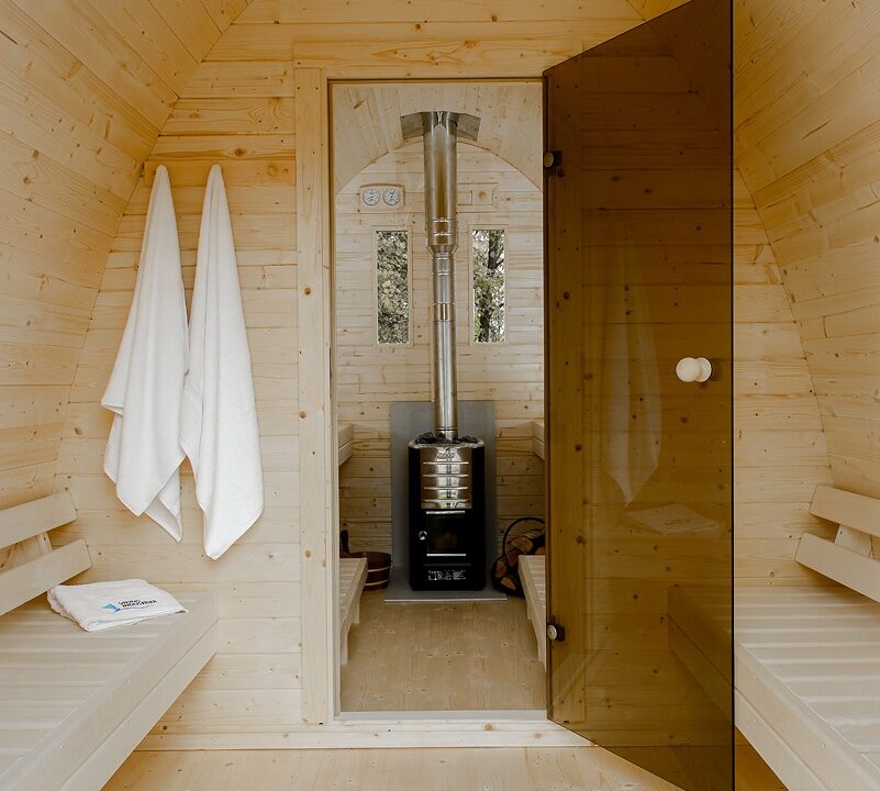 Sauna pod extérieur 2,4 x 4 m - vue 3