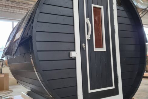Sauna tonneau extérieur Ø1,9 x 1,63 m Sauna tonneau - vue 1