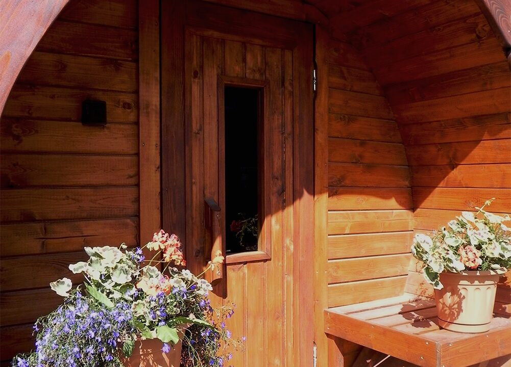 Sauna tonneau extérieur Ø1,9 x 2,5 m Sauna tonneau - vue 3