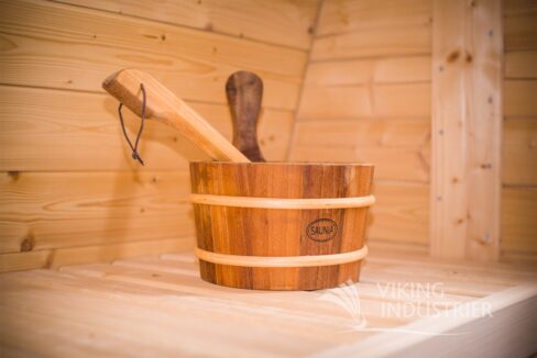 Sauna tonneau extérieur Ø2,2 x 2,5 m Sauna tonneau - vue 3