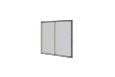Système de portes coulissantes en aluminium - vue principale