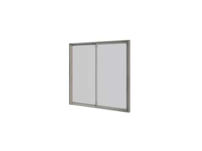 Système de portes coulissantes en aluminium - vue principale