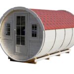 Tonneau de couchage meublé 2,2 x 4,4 m - vue extérieure