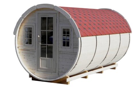 Tonneau de couchage meublé 2,2 x 4,4 m - vue extérieure