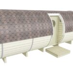 Tonneau de couchage à entrée latérale 2,2 x 5,4 m - vue extérieure