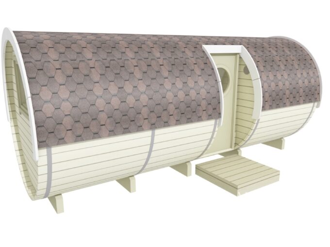 Tonneau de couchage à entrée latérale 2,2 x 5,4 m - vue extérieure