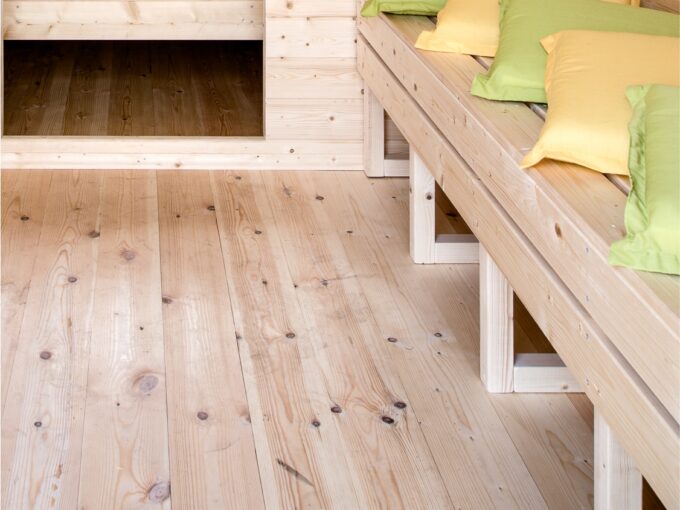 Banc pour pod de camping - vue principale