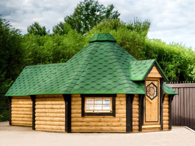 Kota de camping 16,5 m² avec extension - vue extérieure