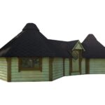 Double cabane de camping 18,4 m² - vue extérieure