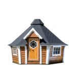 Cabane de camping 9,2 m² à parois inclinées - vue extérieure