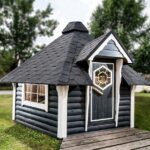 Cabane de camping en bois 9,2 m² - vue extérieure