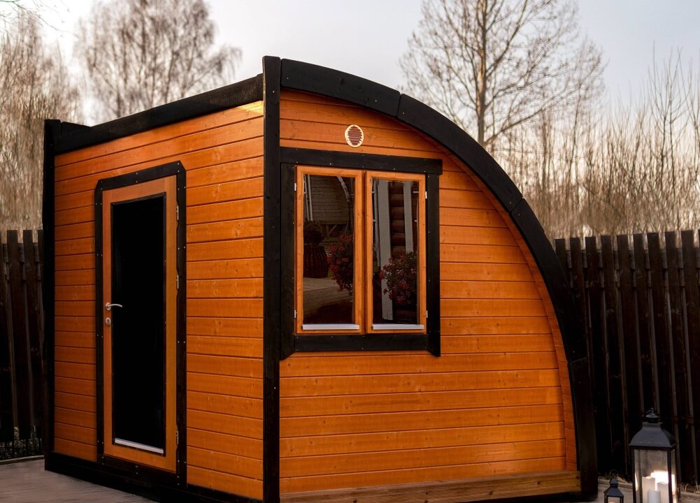 Half-pod modulaire 2,4 x 4 m - vue extérieure