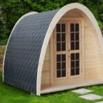 Pod de camping en bois 2,4 x 4 m - vue extérieure