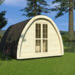 Pod de camping isolé 2,4 x 4,8 m - vue extérieure