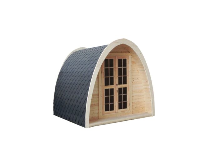 Pod en bois thermo-traité 2,4 x 2,4 m - vue extérieure