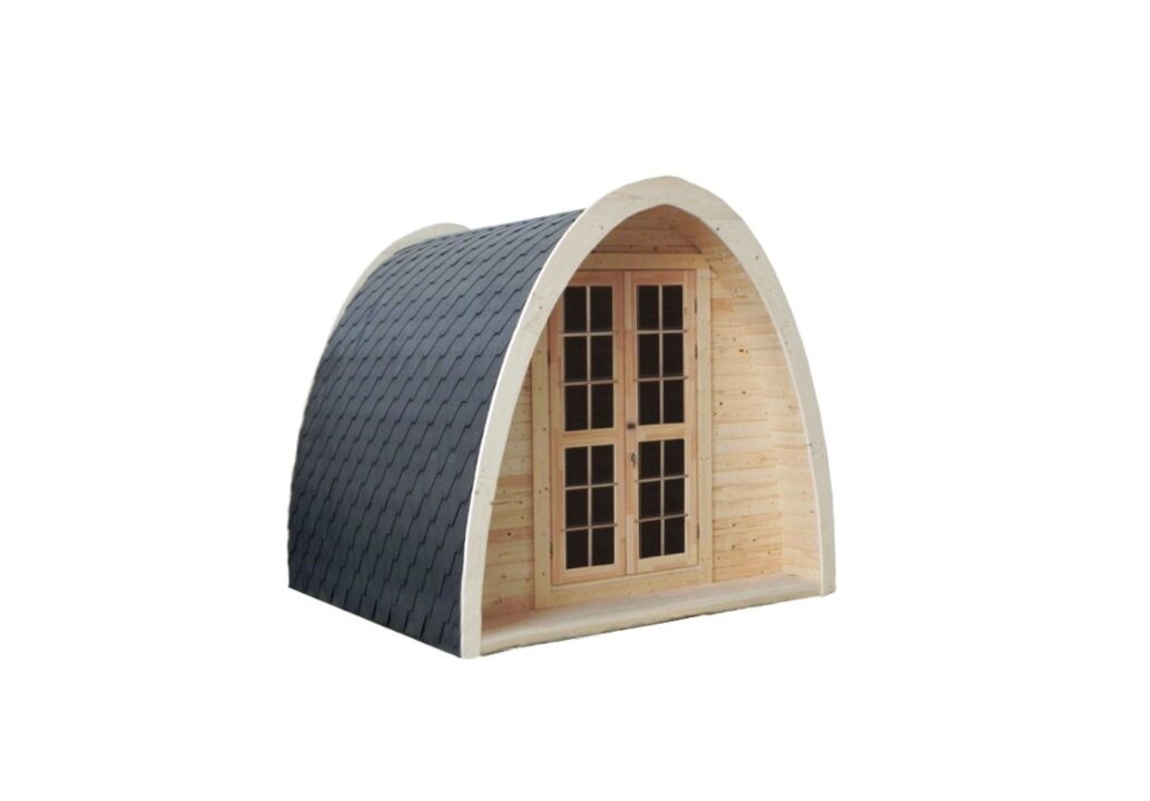 Pod en bois thermo-traité 2,4 x 3 m - vue extérieure