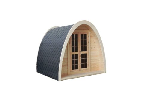 Pod en bois thermo-traité 2,4 x 3 m - vue extérieure