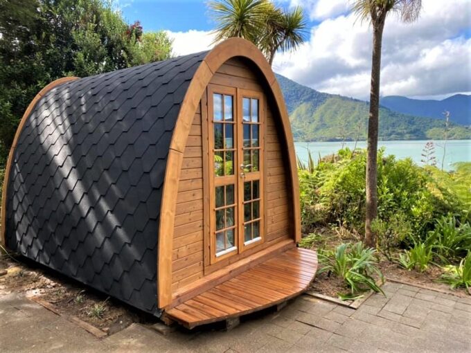 Pod en bois thermo-traité 2,4 x 3,5 m - vue extérieure