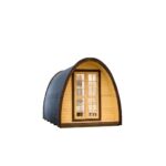 Pod en bois thermo-traité 2,4 x 4,8 m - vue extérieure