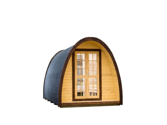 Pod en bois thermo-traité 2,4 x 4,8 m - vue extérieure