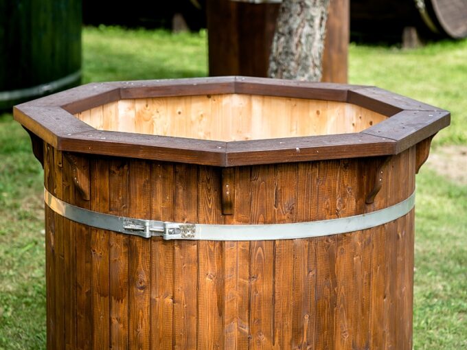 Bain froid en épicéa Ø 1,2 m - vue principale