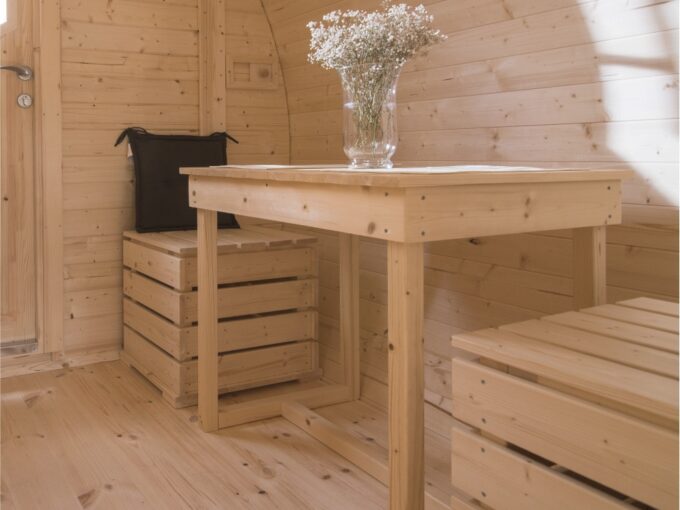 Table pour pod de camping - vue principale