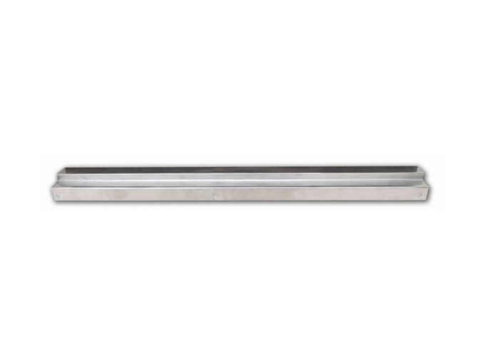 Seuil de porte inox pour cube de jardin - vue principale