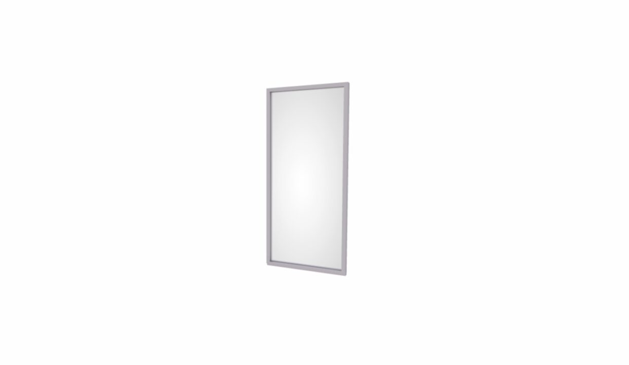 Paroi vitrée en aluminium pour cube de jardin - vue principale