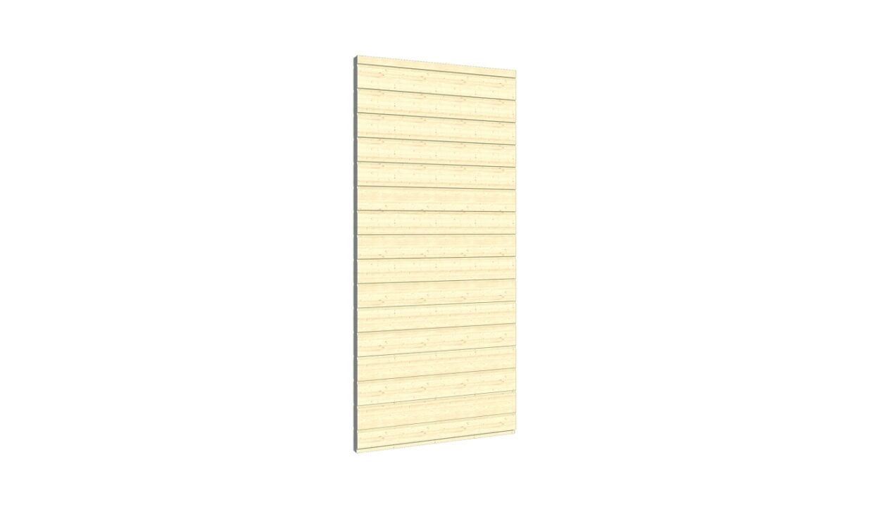 Panneau de paroi plein pour cube de jardin - vue principale