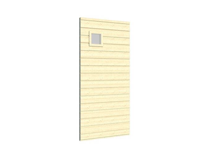 Panneau de paroi avec fenêtre pour cube de jardin - vue principale