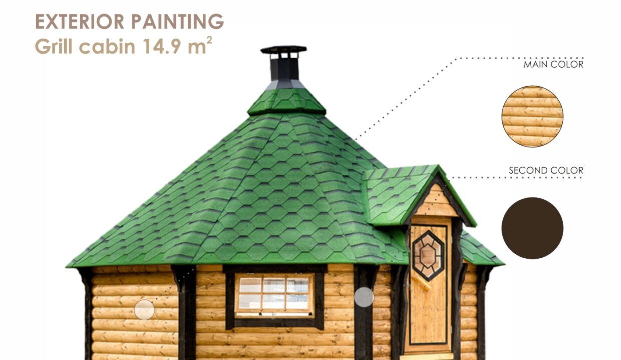 Kota grill en bois 14,9 m² - vue complémentaire