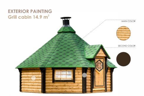 Kota grill en bois 14,9 m² - vue complémentaire