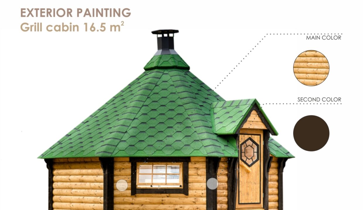 Kota grill en bois 16,5 m² - vue complémentaire