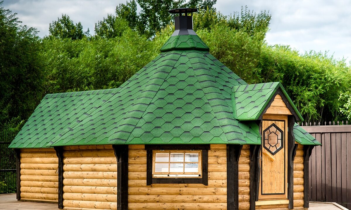 Kota grill en bois 16,5 m² avec extension - vue principale