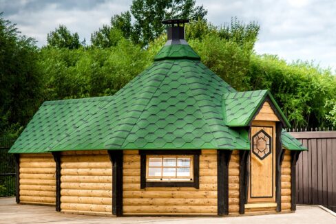 Kota grill en bois 16,5 m² avec extension - vue principale