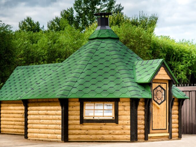 Kota grill en bois 16,5 m² avec extension - vue principale