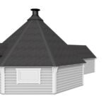 Kota grill en bois 25 m² avec extension - vue principale