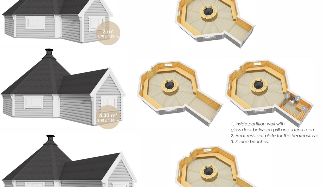 Kota grill en bois 25 m² avec extension - vue complémentaire